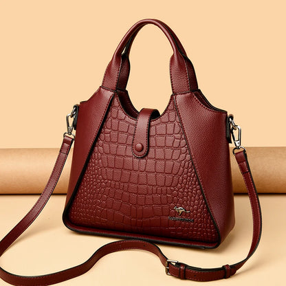 Luxury Designer Handbag Brand High Quality Soft Leather Bags 2024 Sac Crossbody Shoulder Bag For Womens Casual Tote Bag Bolsos