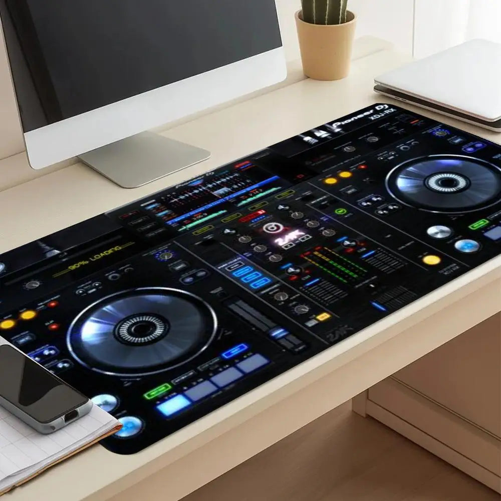 DJ Music Mixer Mousepad Desk Accessories Desk Mat Gaming Mats Desk Decorating Supplies Mouse Pad Long Pad Office Decor Carpet