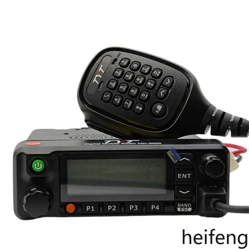 TYT MD-9600 DMR Mobile Radio 20KM 50W Dual Band Long Range Communication Radio TYT MD 9600 DMR Radio Mobile Transceiver
