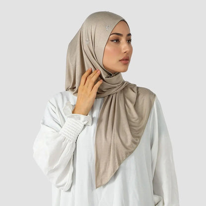 New Triangle Jersey Hijab Scarf For Women Muslim Shawls Headscarf Wraps Solid Color Scarves Head Wrap Islamic Turban Headband