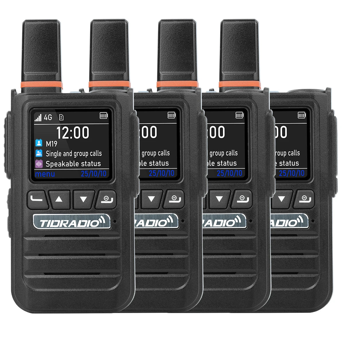 TIDRADIO TD-G19 Global POC Radio AI Noise Canceling Wireless Accessories 4G Walkie Talkie Long Range PTT Group Call Loud Audio