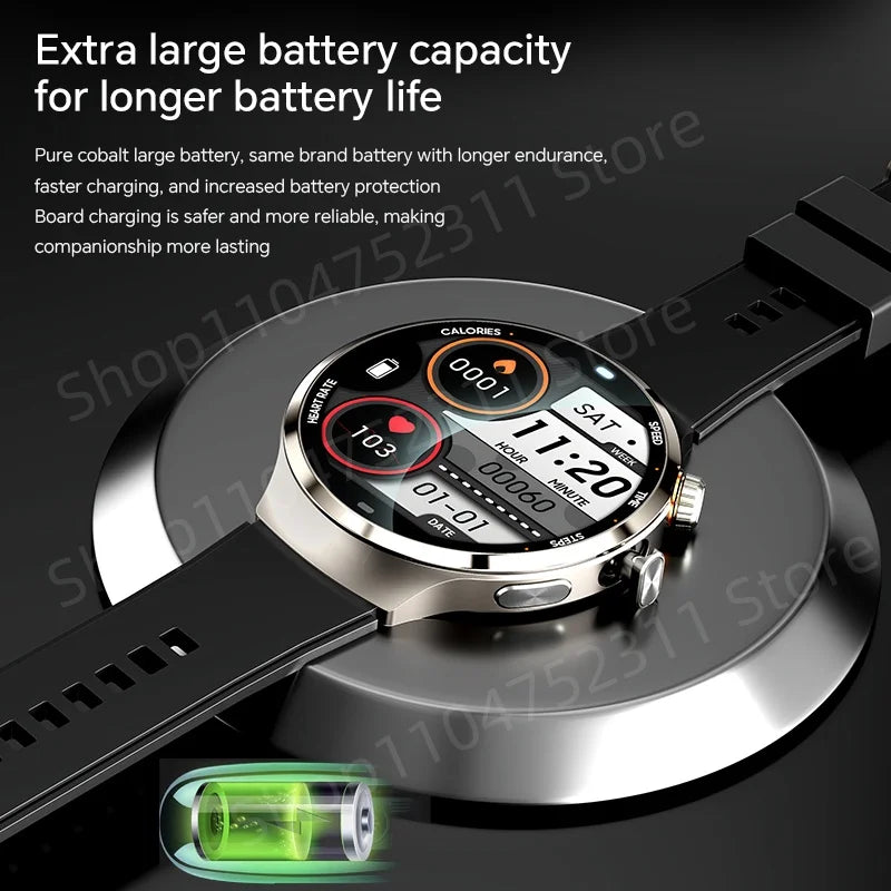 4G 5G Cellular Version Android 13.0 Smartwatch GPS Wifi Smart Watch With 190° Rotary Camera Dual System WIFI Google Play Store