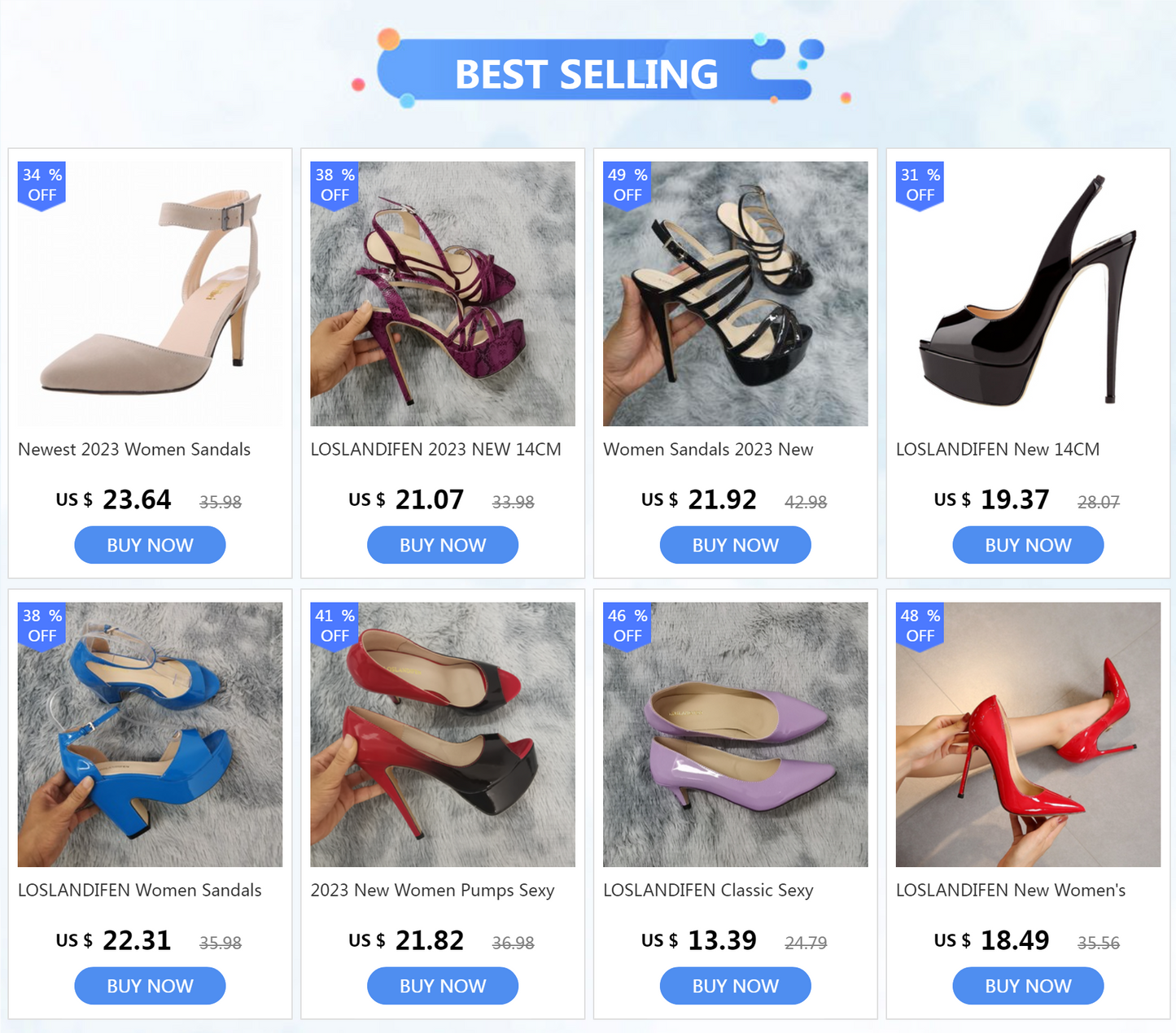 LOSLANDIFEN New 14CM Platform Super High Heels For Woman Sexy Open Toe Sandals Gladiator Party Dress Women Shoes Plus Size 42