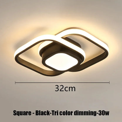 LED Strip Aisle Ceiling Lights Modern Minimalist Living Room Lamps For Balcony Entrance Staircase Home Decor corridor lamp