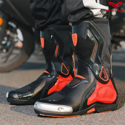 Motorcycle riding waterproof non-slip falling locomotive boots shoes universal  breathable knight  lightweight motorcycle boots