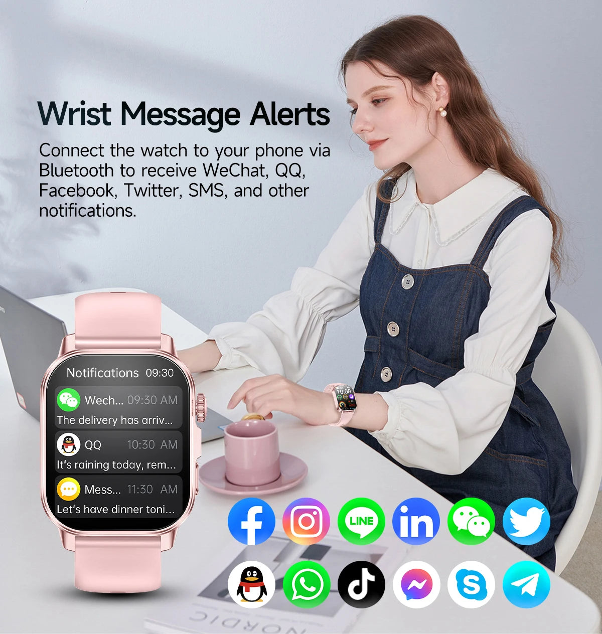 2026 New Body Analysis Health Smart Watch ECG+PPG Uric Acid Blood Pressure Blood Oxygen Clock Call AMOLED Smart Watch Men Women