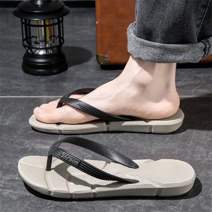 Summer Men's Flip Flops Plus Size 49 50 Soft Comfort Breathable Slippers Non-Slip House Outdoor Beach Slides Massage Flip Flops