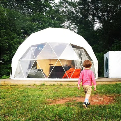 Luxury Geodesic Dome Tent Glamping Resort Accommodation Transparent Bubble House Outdoor Hotel Camping Tent Custom Size