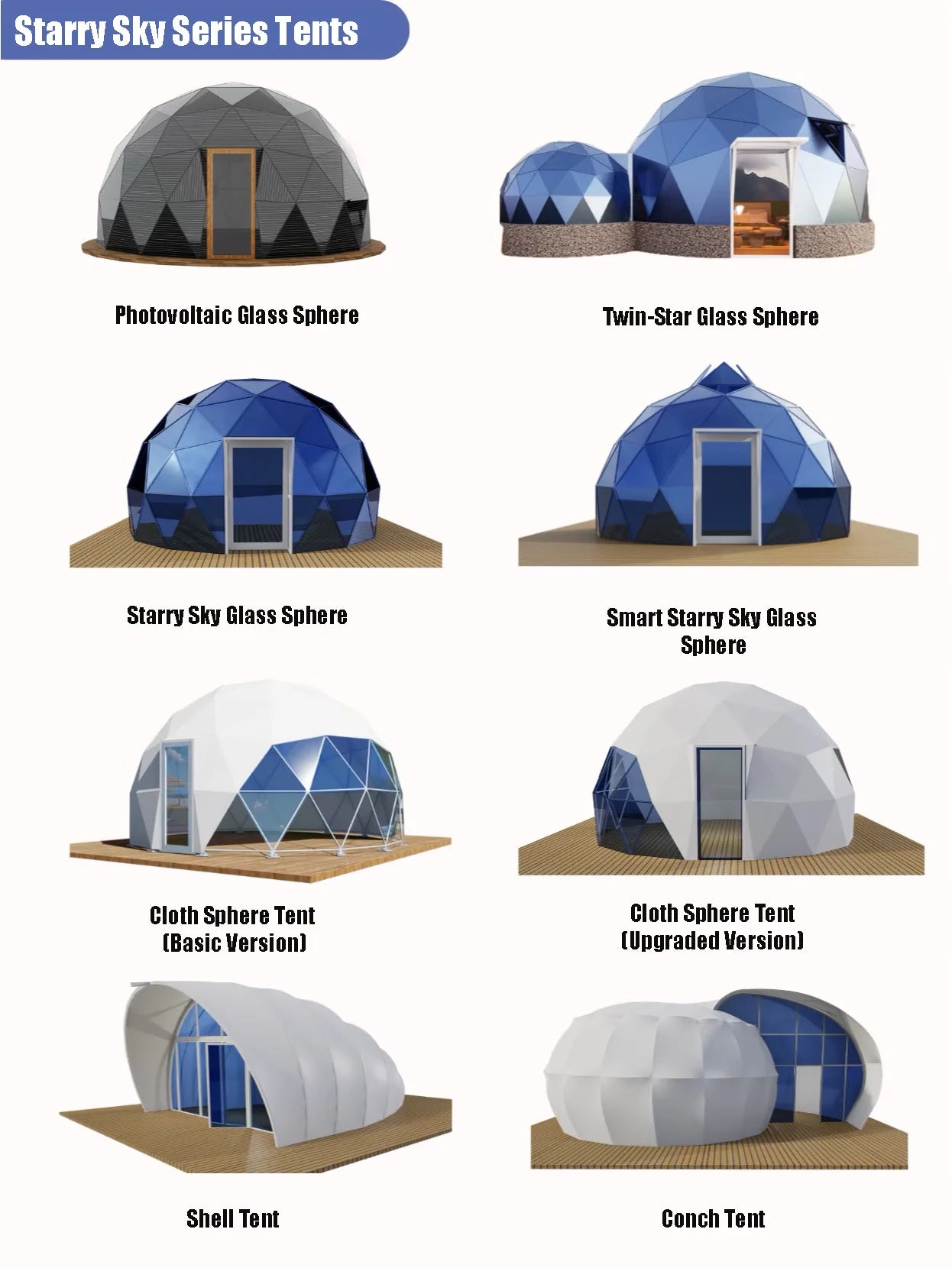 Outdoor Semi-Dome Igloo Camping Tent - Geodesic Dome Glass Sphere Tent Bubble House