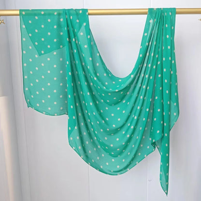 New Polka Dot Modal Hijab Double-sided Print Hijabs for Women Scarf Head Wrap for Women Muslim Fashion Hijab Scarf Islam Ramadan