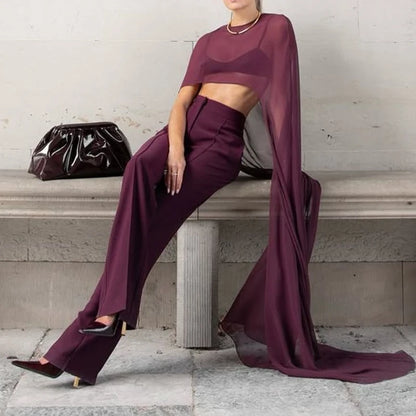 Elegant Fashion Mesh Sheer Poncho Top Women Chiffon Shawl Cape Capelets for Evening Dress Shawl Wraps Cover Up Wedding Party