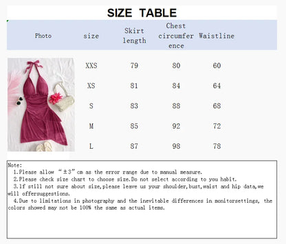 2025 Fashion Design sense Chiffon sleeveless sexy tight deep V short sexy pure backless dress