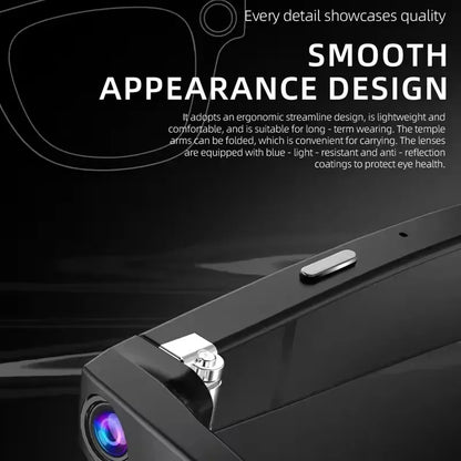 AI Smart Camera Glasses 6K HD 800W pixel Shooting Camera Photo Video Voice Call Translation Waterproof Bluetooth AI Glasses