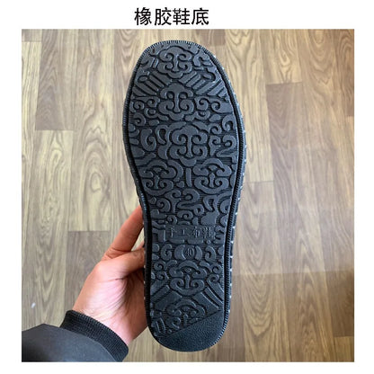 Hanfu Shoes for Women Sneakers Men Ethnic Style Embroidery Chinese style Streetwear Fashion Casual Vintage Old Beijing Shoes