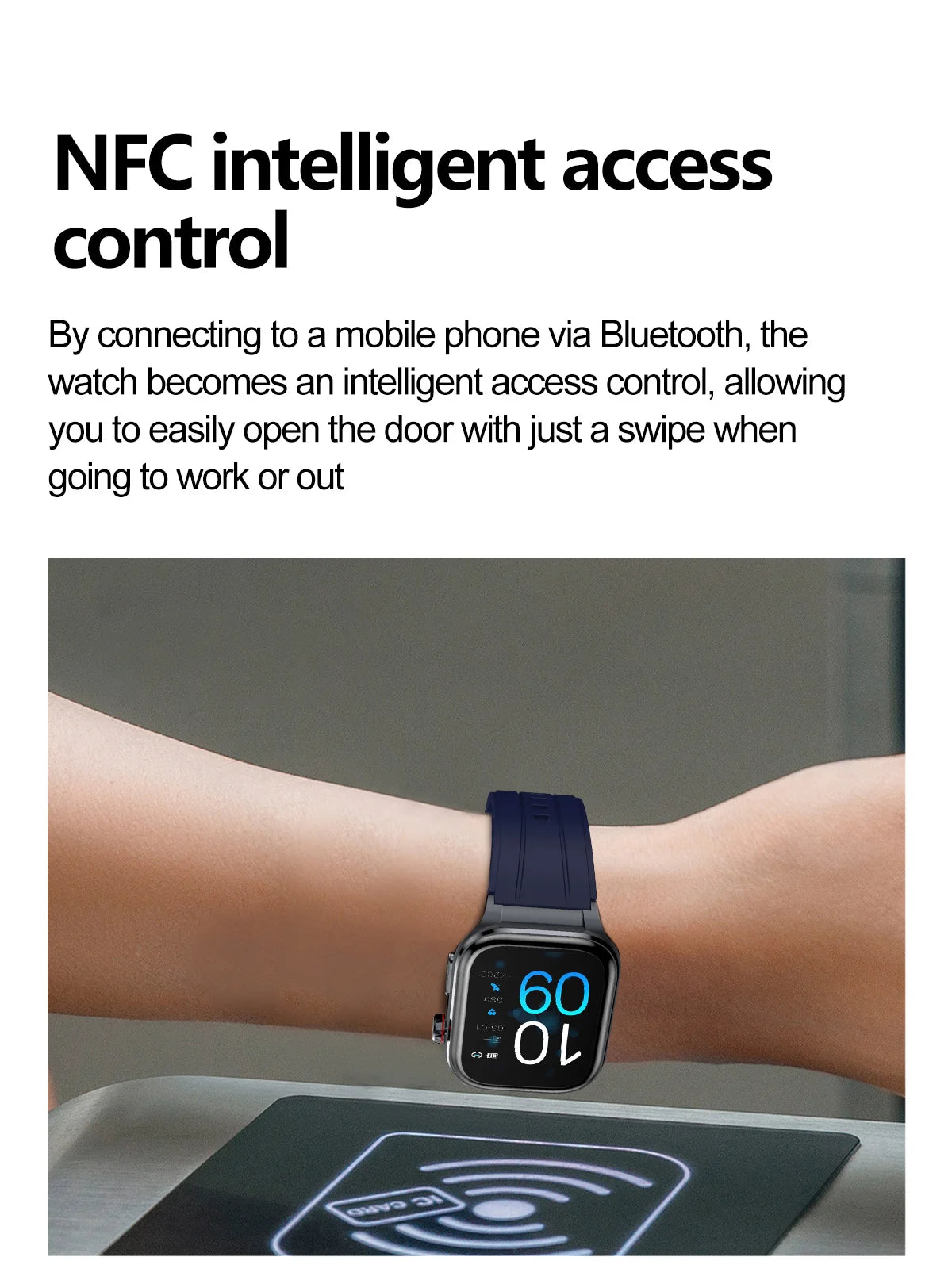 AMOLED Smart Watch ET588 Bluetooth Calling Sports Fitness Tracker Wristwatch ECG Health Monitoring SOS Men Women Smartwatch