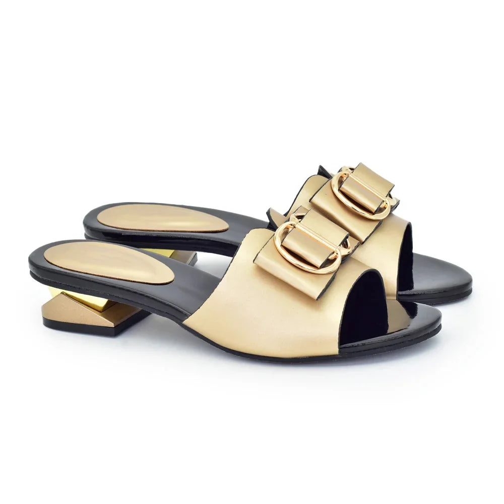 Italian Style Summer Slippers Sweet Style for Royal Wedding Party Slingbacks Sandals Rhinestone Women Wedding Shoes Elegant