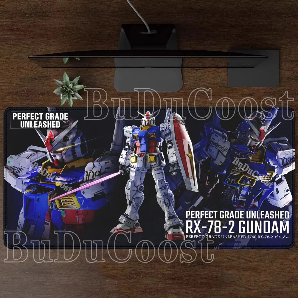 Mouse Pad Gundam RX-78-2 Anime Gaming XXL Non-slip Mousepad PC Computer Keyboard Office HD printing overlock esports Desk Mat