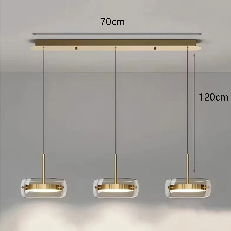 Modern home decor ring led lights pendant light lamps for living room Chandeliers for dining room hanging light indoor lighting