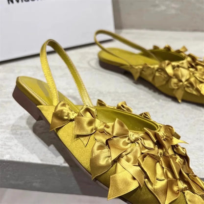 Women Sandals Pointed Toe Flats Elegant Slippers Sexy Fashion Woman Shoes 2025 New Summer Dress Luxury Sandalias De Mujer