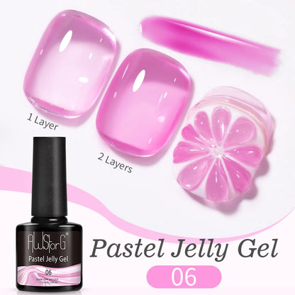 AWStorG 7.5ml Light Color Cat Eye Gel Nail Polish Pink Semi Permanent Glitter Magnetic Gel Soak Off UV LED Varnish Nail Art