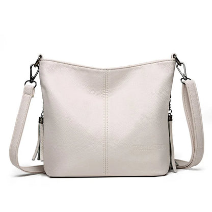 Tassels Women Hand Crossbody Bags for Female Leather Crossbody Luxury Purses and Handbags Women Shoulder Bag Designer Bucket Sac