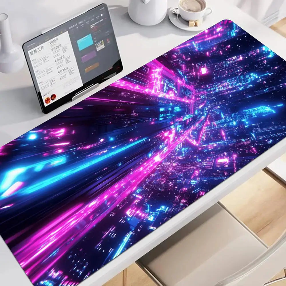 Tech Gear Circuit Large Desk Mat Mouse Pad Mouse Mat Gaming Keyboard Mat Play mat Non-Slip  Rubber PC Gaming Office Table Decor