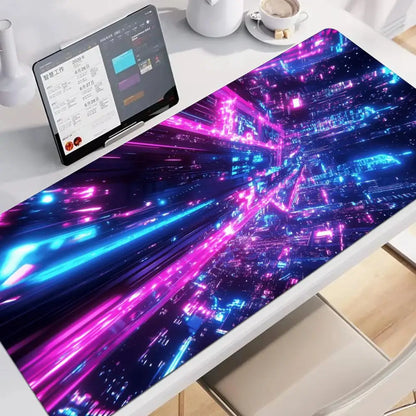Tech Gear Circuit Large Desk Mat Mouse Pad Mouse Mat Gaming Keyboard Mat Play mat Non-Slip  Rubber PC Gaming Office Table Decor