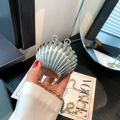 2024 New Small Wallet for Women Cute Bags Decoration High Quality Acrylic Metal Shell Satchel Designer Lipstick Bag