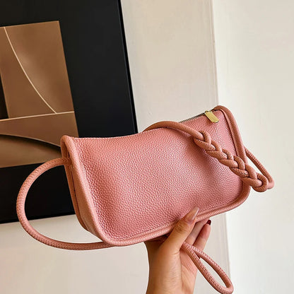 100%Real Cowhide Genuine Leather Sac Fashion Women Crossbody Bags For Ladies New High Capacity Shoulder Bag Handbag Female Purse