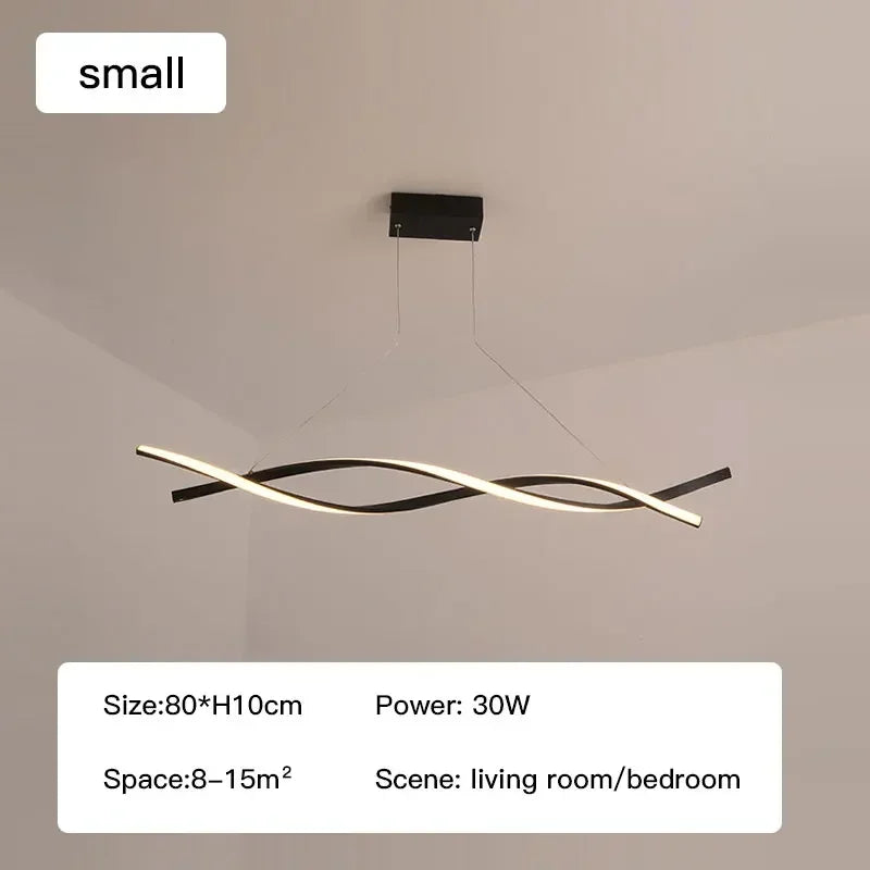 Modern Rotate Led Pendant Lights Dimmable for Kitchen Island Table Dining Room Office Chandelier Decor Lighting Lusters Fixture