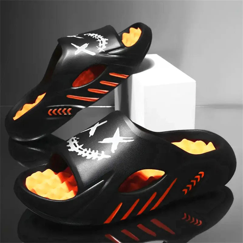 Men's Slippers EVA Non-slip Slides Fashion Home Slippers Comfortable Men's Slides Casual Sandals Outdoor Indoor Shoes Big Size