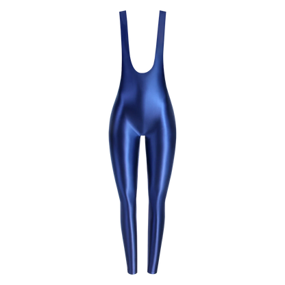 MJINM Spandex Catsuit Women Full Body Shiny Glossy Bodysuits Tight-Fitting Yoga Sport Tights Catsuit Jumpsuits Zentai