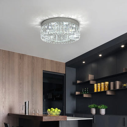Gold Luxury Crystal Ceiling Lamp Living Room Modern Chandeliers Decoration Led Ceiling Lights Lighting Fixture Diameter 40 50cm