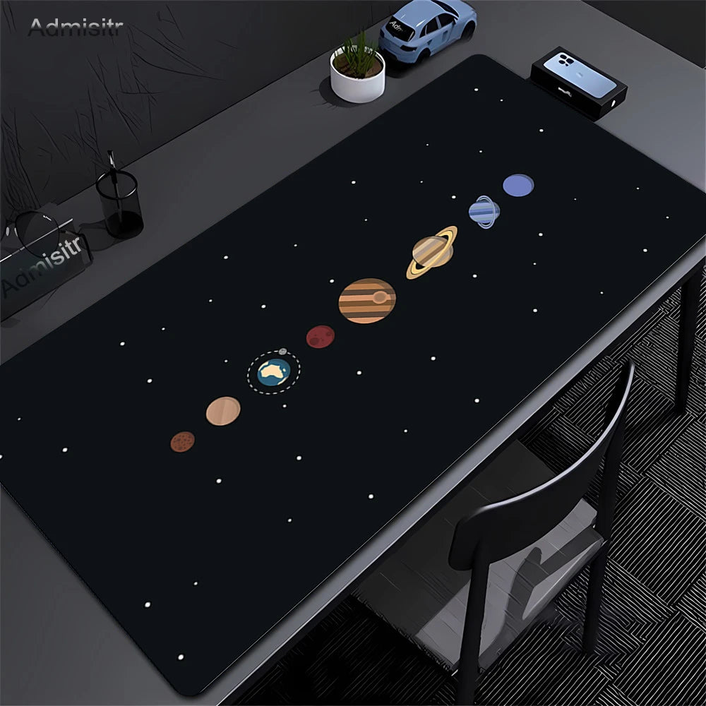 Solar System Planets Mouse Pad Large Computer XXL MousePads Keyboard MouseMat Gamer Soft Office Carpet Desk Mat Long Mouse Pads