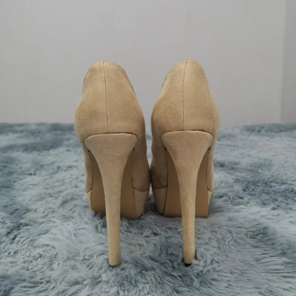 Women Platform Sandals Stilettos Sexy Stripper Pole Dance High Heels Pumps Peep Toe Ladies Nighclub Party Black Wedding Shoes