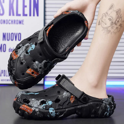 Plus Size 48 49 Men's Summer Clogs Sandals Eva Slippers Men Fashion New Flat Sandals Men Women Leisure Slides Men Casual Shoes