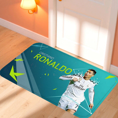 C-CristianoS R-Ronaldo CR7 Doormat Kitchen Rugs for Bedroom Front Door Mat Non-slip Pad Room Decoration Motorcycle Carpet Home