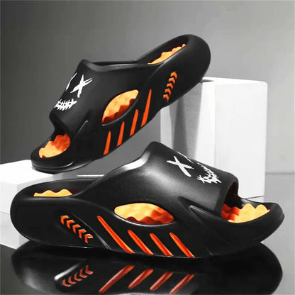 Men's Slippers EVA Non-slip Slides Fashion Home Slippers Comfortable Men's Slides Casual Sandals Outdoor Indoor Shoes Big Size