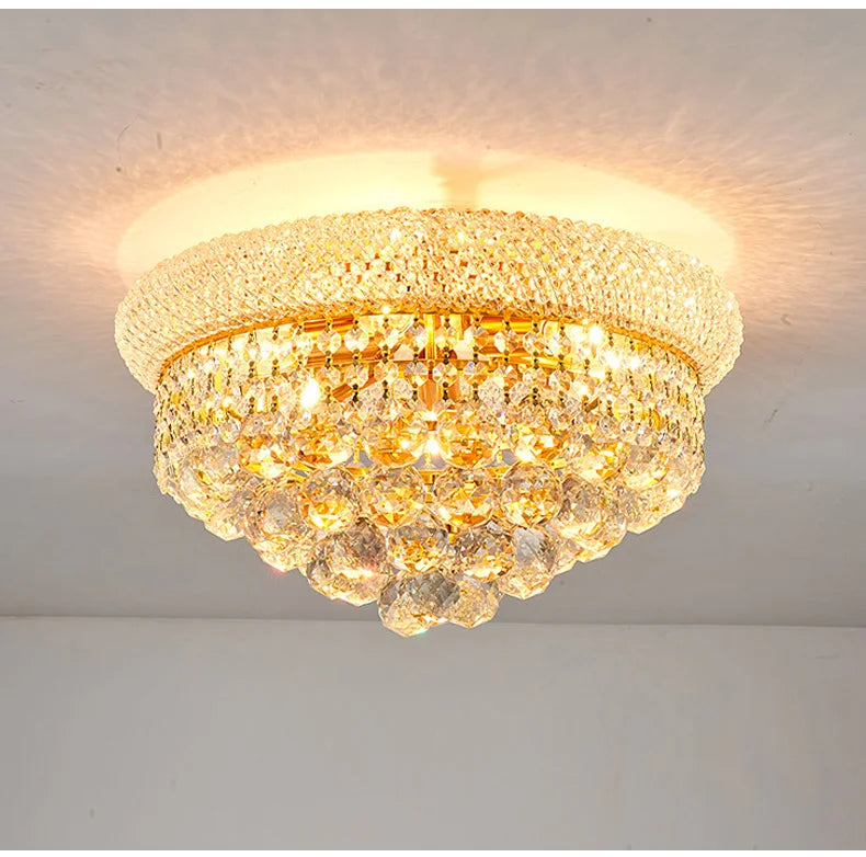Luxury Crystal Led Ceiling Lights for Living Room Modern Ceiling Chandelier Dining Room Chandeliers Lighting Lamps Ceilings Lamp