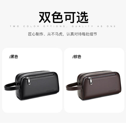 Men's Clutch Bag Fingerprint Lock Anti-theft Large Capacity Clutch Bag Wallet Business Men's Bag