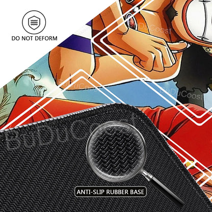 One Piece Zoro Luffy Card Battle Mat Opcg Single Player Board Game Card Battle Cards Pad 60X35cm Playmat PC Extended Mousepad
