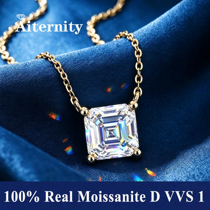 Marquise Cut Moissanite Necklace S925 Sterling Silver D Color VVS1 Clarity Excellent Cut Wedding Fine Jewelry