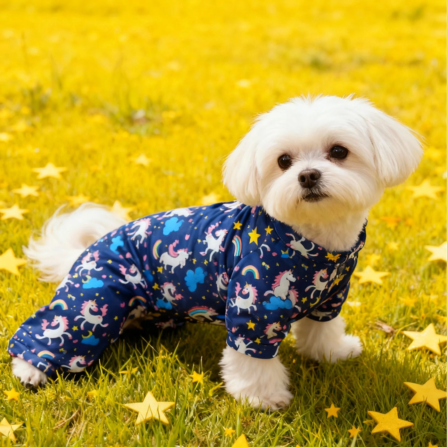 Warm Winter Pajamas Jumpsuit for Dogs - Four Legs Winter Onesie for Medium to Large Dogs Puppy Comfortable Dog Clothes