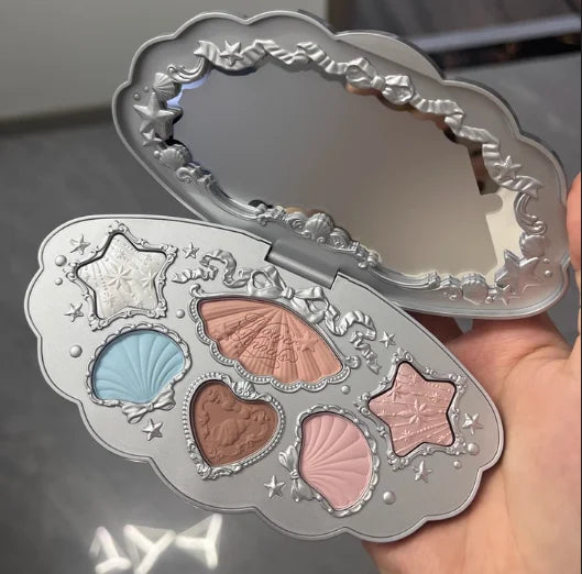 Flower Knows Make Up Sets Cosmetics Full Set Shells Pearl Eyeshadow Lip Gloss Blushes For Cheek Highlighter Gift Box Makeup Kit