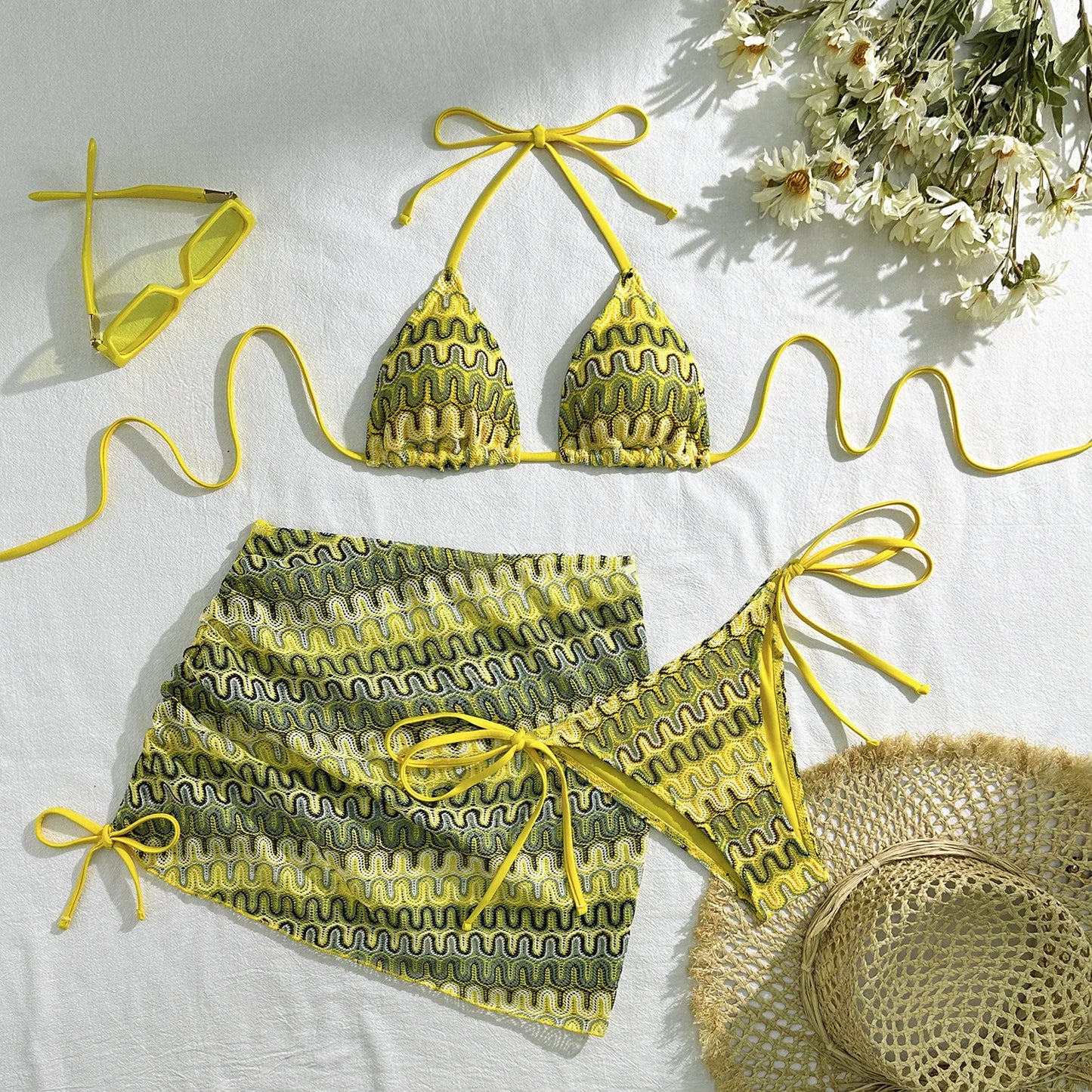 Sexy Bikinis 2026 Female Swimsuits Women's Three-Piece Swimwear Beach Swim Wear Bathing Suits Brazilian Bikini Set Pool Bather