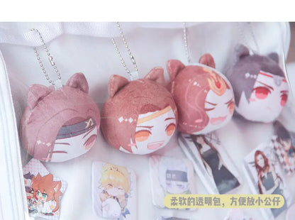 Fashion New Canvas Ita Bag Large Capacity Cartoon Tote Bags for Women Transparent Shoulder Bags Teenage Girls Japanese