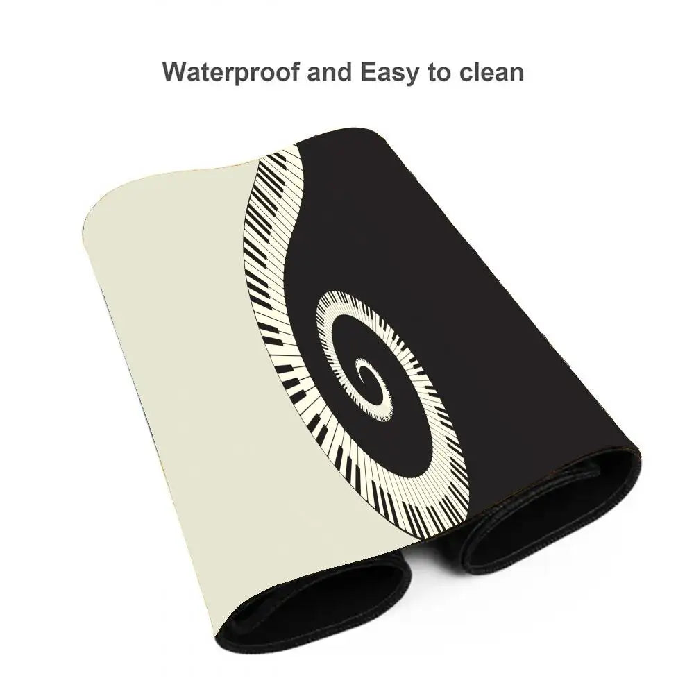 Trend Vintage Music Notes Piano Gaming Mouse Pad PC Laptop Gamer Mousepad Anime Antislip Mat Keyboard Desk Mat For Overwatch