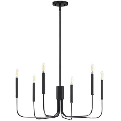 Retro Loft Candle Chandeliers Light Simple Iron Chandelier Pendant Lights for Living Room Dining Room Suspension Lamp AC110-260V