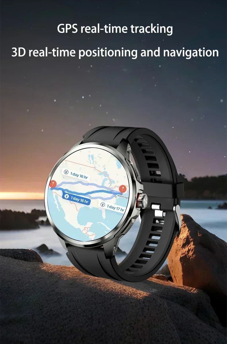 H99 Smart Watch Android Watches Amoled Smartwatch With 190° Rotary Camera Google Play Store 1.95 inch Amoled Screen