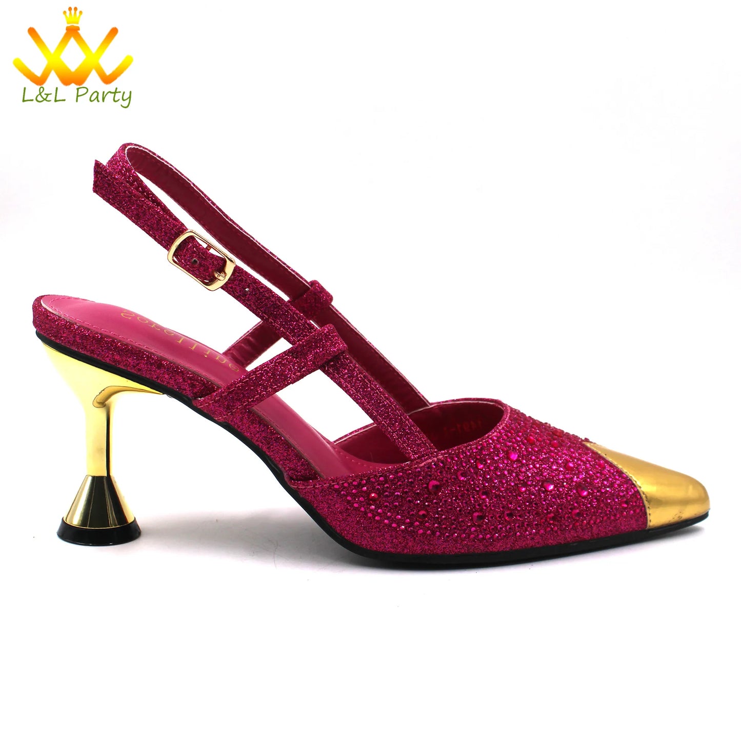 Sky Blue Color High Quality New Arrivals 2024 Italian Desing African Women Shoes and Bag Set Sweet Style Super Heels for Wedding